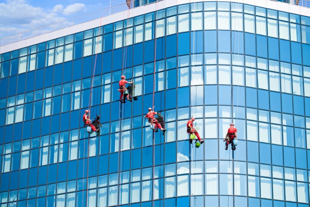 High Access Glass and Window Cleaning in Qatar